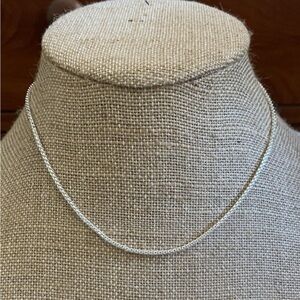 Origami Owl 💎 silver 16 to 18 inch cube chain